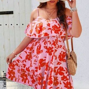 Floral Off-Shoulder Dress